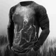 thumbnail image 4 of Sudaderas con capucha de manga larga con estampado de hip hop para hombre, sudaderas coreanas de otoño, camisetas originales de alta marca en oferta con elasticidad para primavera para hombre, 4 of 5