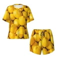 thumbnail image 4 of Xecao Ripe Yellow Lemon print Swimsuit for women, Summer-ready, sporty style.Quick-dry fabric. Many sizes & colors., 4 of 9