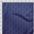 thumbnail image 4 of oneOone Cotton Jersey Royal Blue Fabric Floral Sewing Craft Projects Fabric Prints By Yard 58 Inch Wide, 4 of 4