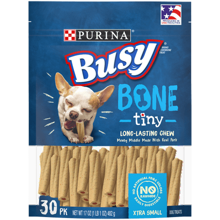 Purina Busy Toy Breed Dog Bones, Extra Small - 30 ct. (Best Dog Treat Training Pouch)