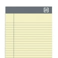 thumbnail image 6 of TRU RED Notepads 5" x 8" Narrow Ruled Canary 50 Sheets/Pad TR57359, 6 of 8
