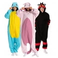 thumbnail image 2 of Favofans Animal Kigurumi adultos tortuga Onesies pijamas mujeres hombres gato disfraces de Halloween Cosplay mono regalo de Navidad XXL, 2 of 4