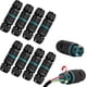 thumbnail image 1 of Caja de conexiones impermeable IP68 - Paquete de 8 conectores eléctricos para exteriores de 2 vías, caja de conexiones Domino impermeable Ø5-12 mm, 1 of 3