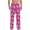 thumbnail image 2 of HPINK-T Poodles Dogs Pajama Pants for Men PJs Bottoms Sleep Lounge Pants with Pockets, 2 of 14