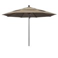 thumbnail image 1 of California Umbrella Parasol de Marché Venture 11 Pieds Bronze en Taupe, 1 of 1