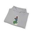 thumbnail image 3 of Dark Knight Deathwish 2000s Skateboard Lizard Greco Vintage Classic Hoodie Print - S / Sport Grey, 3 of 5