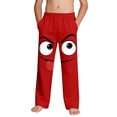 thumbnail image 2 of ATOGUTA Boys Lounge Pants with Pockets Funny Graphic Sweatpants Athletic Sports Pants for Kids Size 4T-14, Red, 2 of 5