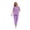 Purple, variant on LYMAYTER Women Nurse Uniform Suit V-Neck 2 Piece Medical Uniform for S-2XL Solid Color Fast Drying Nurse Uniform Set