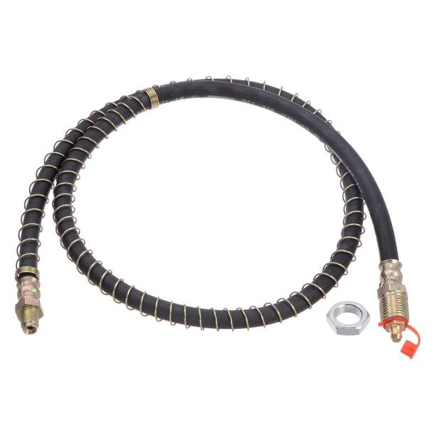 Manguera flexible de extensión de grasa de 39.37" de longitud con tornillo hexagonal de fijación para lubricación de pistola de grasa