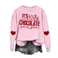 thumbnail image 1 of Birdeem Womens Christmas Printed Round Neck Long Sleeved Top Loose Fitting Sweater, 1 of 1