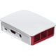 Boîtier Officiel du Raspberry Pi 3B+ / 3B, Rouge/blanc – image 1 sur 5