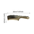thumbnail image 2 of Horn Hair Brush Comb Gentle Detangling Smooth Finish Natural Material for All Hair Types Daily Grooming Scalp Care, 2 of 6