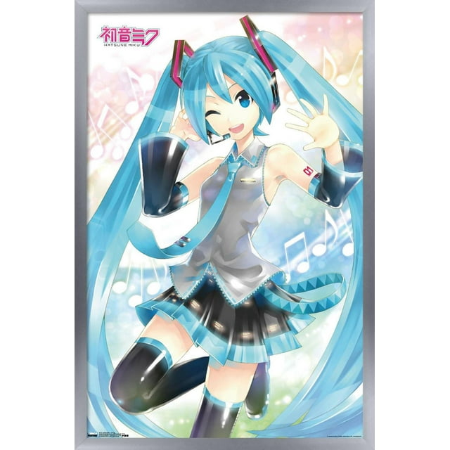 Hatsune Miku - Waving Wall Poster, 22.375" x 34"