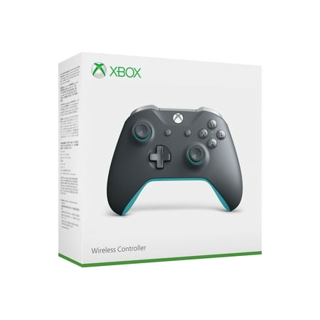 Microsoft Xbox Wireless Controller - Gamepad - wireless - Bluetooth - gray, blue - for PC, Microsoft Xbox One, Microsoft Xbox One S, Microsoft Xbox One X