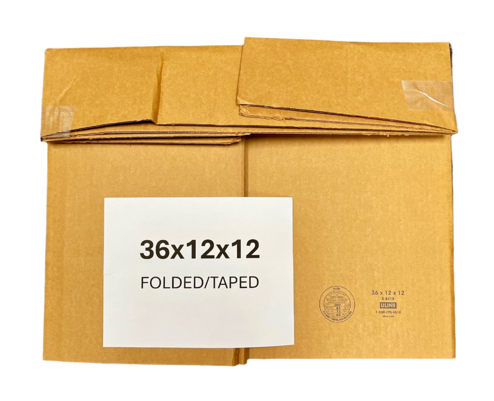 36x12x12 (200 lb strength) | SINGLE CARDBOARD BOX | LONG