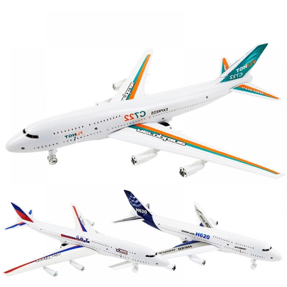 Airplane Airbus Toy for Kids,Big Model Plane with Music and Light Effects Toy-Best Gift for Kids Age 3 and Up 
