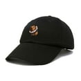 thumbnail image 5 of Dalix Capybara Donut Cap Embroidered Dad Baseball Hat Cotton Adjustable Womens in Black, 5 of 5