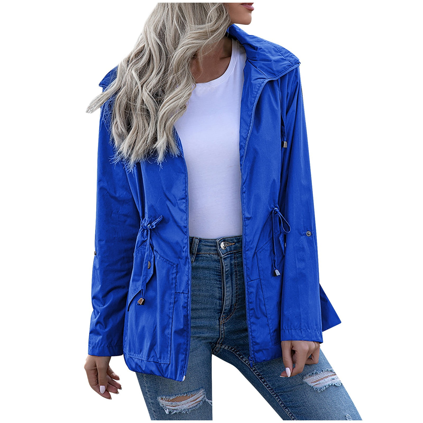 Veste en daim femme mi longue new arrivals