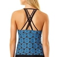 thumbnail image 3 of Tahiti Women's fashion strappy swim tankini top, 3 of 6