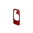 thumbnail image 4 of Driver Inner Door Handle Panel Trim Cover Carbon Fiber for Acura TSX 2003-08 Red, 4 of 4