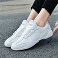 thumbnail image 3 of YOURDIARY Girls White Cheerleading Shoe Athletic Training Competition Sneakers Tennis Sneakers Cheer Shoes for Kids, 3 of 8
