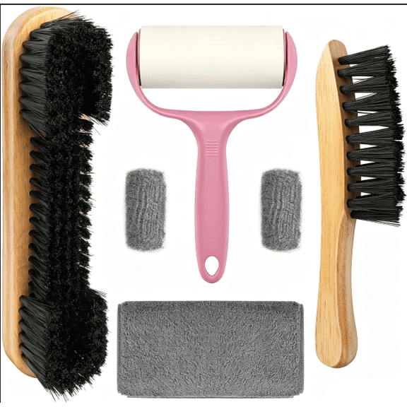 Pool Table Brush Set, Billiard Felt Cleaner 6-Piece Accessories,Pool Table Brush for Felt