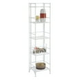 thumbnail image 3 of Convenience Concepts Xtra Storage 5 Tier Folding Metal Shelf, White, 3 of 6