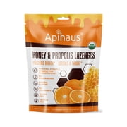 Apihaus Honey and Propolis Lozenges Orange Flavor 20 pcs