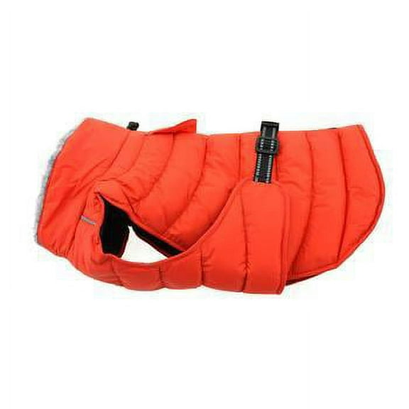Alpine Extreme Weather Puffer Dog Coat by Doggie Design - Orange - 2X-Large