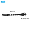 thumbnail image 2 of Uxcell 48mm Aluminum Dart Shafts, 15 Pack Medium 2BA Thread Dart Stems, Black, 2 of 5