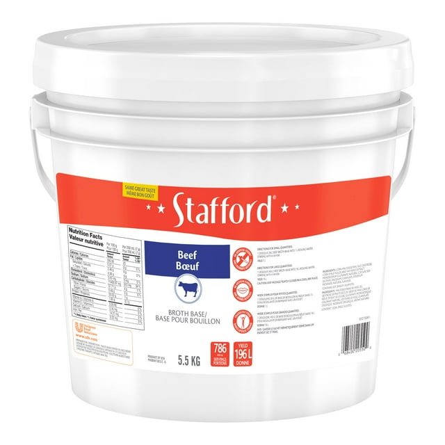 Base de Soupe au Bœuf Stafford / 5,5 Kg/unité, 1 Unité/caisse