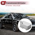 thumbnail image 3 of Enfriador de aceite de motor Unique Bargains para Audi A4 2015-2018, enfriador de aceite de transmisión con tornillo No.059117015K, aleación de aluminio, tono plateado, 1 juego, 3 of 6