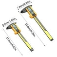 thumbnail image 3 of Digital Caliper, Calipers 0-150mm/0-100mm Measuring Tool with Plastic Body Easy Switching from Inches Mm Fraction, 3 of 8