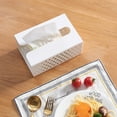 thumbnail image 6 of Joernso Tissue Box Wall Mounted Large Capacity ABS Stable Punch-free Napkin Holder Case Household Supplies, 6 of 8
