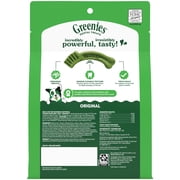 Greenies Original Flavor Adult Natural Dental Dog Treats Petite Size, 12 oz Pack (20 Count)