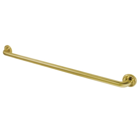Kingston Brass DR914367 Camelon 36-Inch X 1-1/4-Inch OD Grab Bar, Brushed Brass