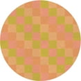 thumbnail image 1 of Ahgly Company Machine Washable Indoor Round Transitional Beer Orange Area Rugs, 5' Round, 1 of 7