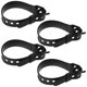 thumbnail image 1 of unbranded 4Ud Negras Para Fijación Ajustable De Botas Y Tablas De Snowboard Con Rápida, 1 of 7