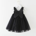 thumbnail image 2 of Glisme Girls Dress Sleeveless Suspenders Dance Party Dress For Stage Performance Leisure Princess Dress For Girl Size 2-3 Years,Black, 2 of 6