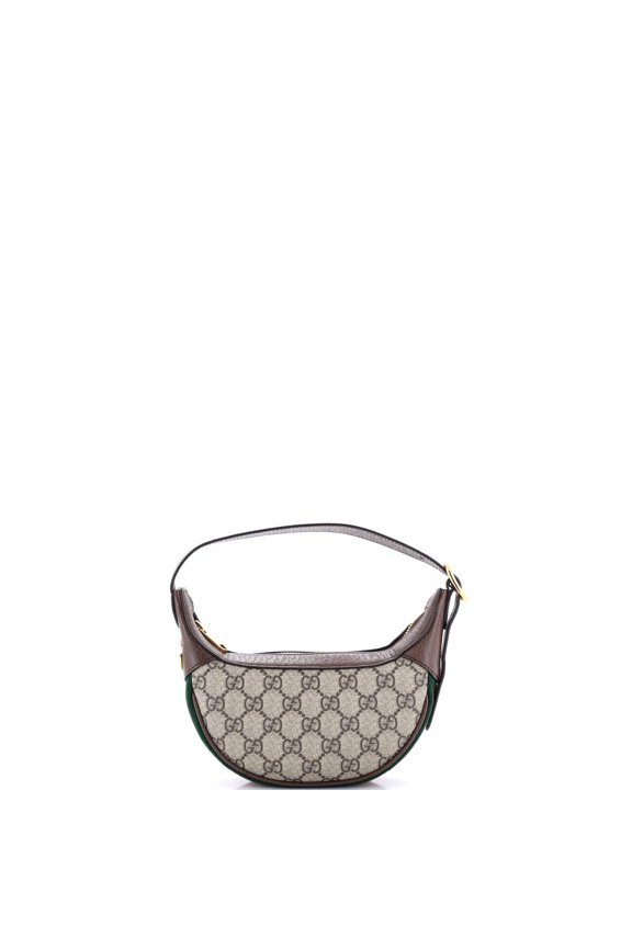 Pre-Owned Ophidia Half Moon Bag GG Coated Canvas Mini By Rebag