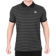 thumbnail image 1 of Newcastle United FC Mens Contrast Striped Polo Shirt, 1 of 5