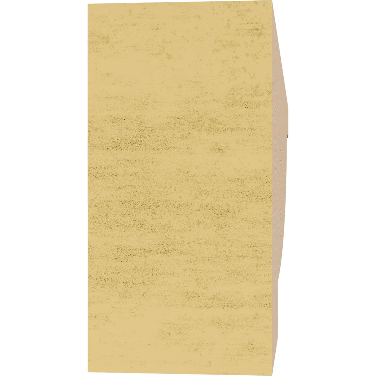 2"W x 12"D x 4"H Thin Alpine Rough Cedar Woodgrain TimberThane Corbel, Primed Tan