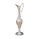 thumbnail image 1 of Jarrón de flores, maceta, decoración de escritorio, regalo, flores secas, adorno de aleación de zinc para Plata, 1 of 9