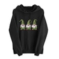 thumbnail image 2 of Abomasnow St Patricks Day Sweatshirts for Women Cute Irish Shamrock Graphic Pullover Tops Oversized Long Sleeve Hoodies with Hooded, 2 of 6