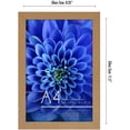 thumbnail image 4 of Americanflat 8.5" x 11.7" Oak Poster Frame, 4 of 4