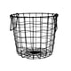 thumbnail image 1 of Cesta De Almacenamiento Para El Hogar De Hierro Forjado Estilo Del Norte De Europa Con Asa Rejilla Ropa Sucia Cesto De Metal Cateissary HA023460-00, 1 of 7