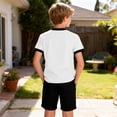 thumbnail image 3 of Eltusu Boys T-Shirts, Pullover Casual Summer Crew Neck Tee with Shorts Sleeve White Size 7-8 T, 3 of 8