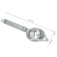 thumbnail image 4 of Separador de yugo de huevo de acero inoxidable Filtro de extractor de huevo Claras de huevo y yemas Colador Divisor Utensilios de cocina Bakign Gadget Herramientas de cocina Amonsee NO, 4 of 6