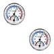 thumbnail image 2 of Kearding 2-in-1 Hygrometer Temperature Humidity Gauge Dial Equipment Plastic Indoor Battery Living Analog Room Operated 2piezas, 2 of 6
