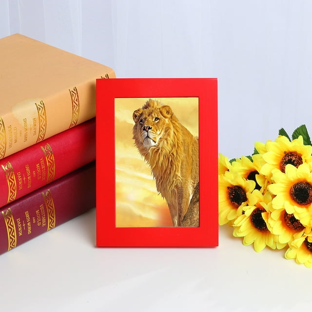 DPTALR Home Decor Wooden Picture Frame Wall Mounted Hanging Photo Frame